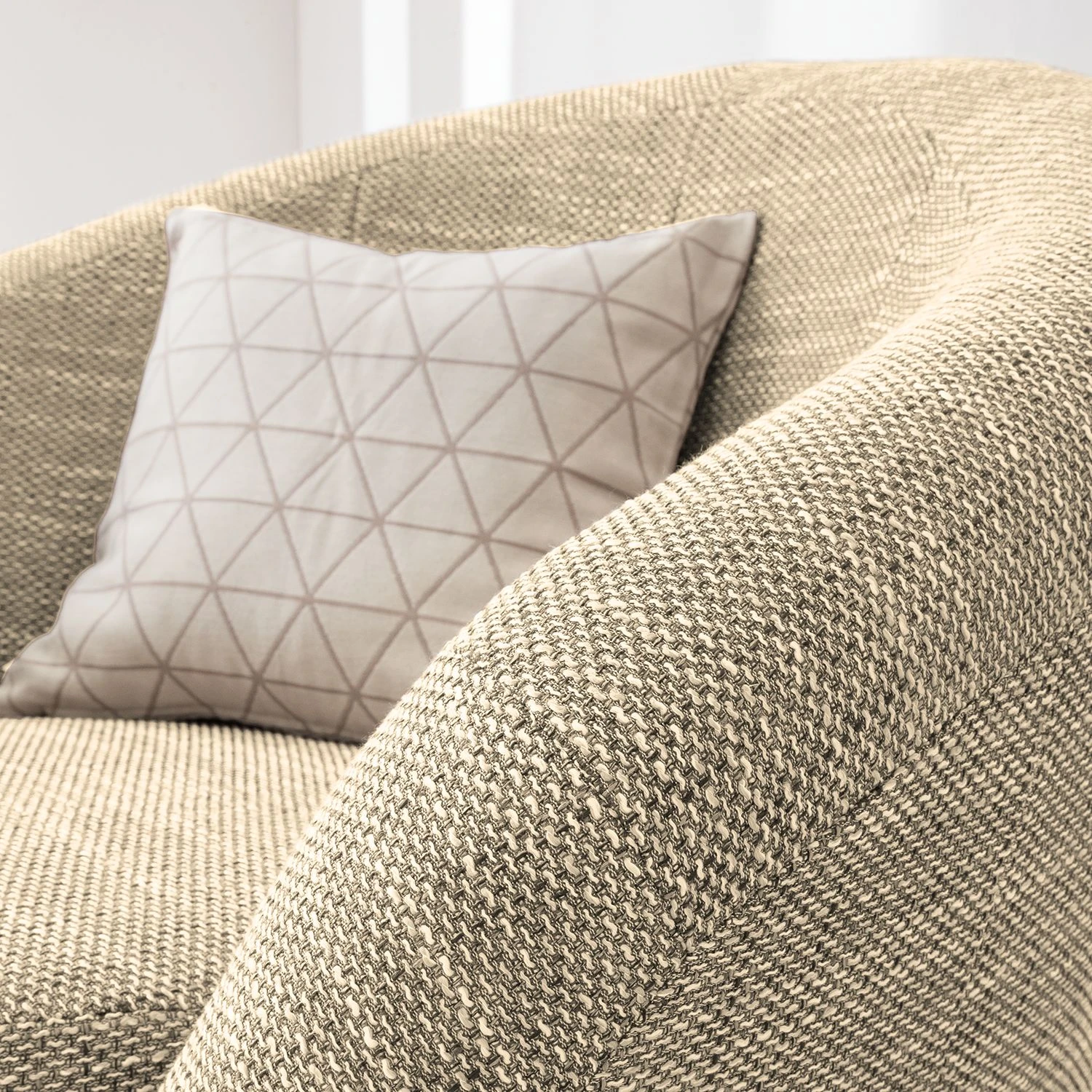 Fredriks Drehsessel Marvin Strukturstoff - Creme 7 Fredriks Drehsessel Marvin Strukturstoff - Creme – Bild 7