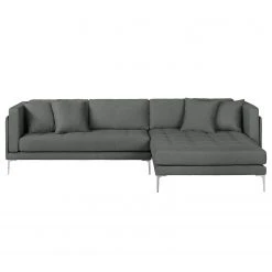 Fredriks Ecksofa Agueda I Webstoff - Anthrazit - Longchair davorstehend rechts -Wohnzimmermöbel boutique en ligne ecksofa agueda webstoff longchair ottomane davorstehend rechts anthrazit 2662938