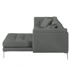 Fredriks Ecksofa Agueda I Webstoff - Anthrazit - Longchair davorstehend rechts -Wohnzimmermöbel boutique en ligne ecksofa agueda webstoff longchair ottomane davorstehend rechts anthrazit 2662942