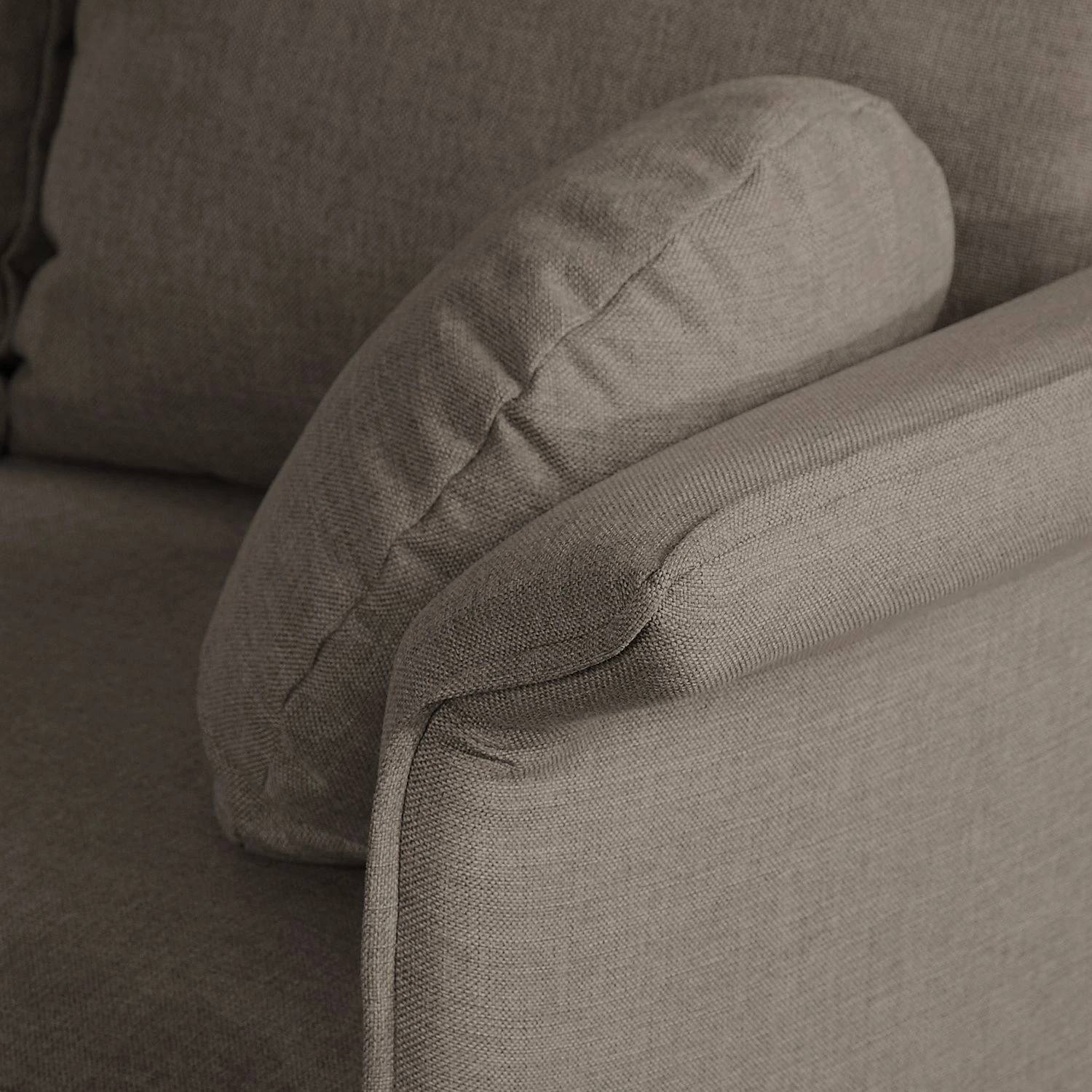 Fredriks Ecksofa Ambesia Strukturstoff Longchair - beidseitig montierbar - Cappuccino - Ohne Hocker 7 Fredriks Ecksofa Ambesia Strukturstoff Longchair - beidseitig montierbar - Cappuccino - Ohne Hocker – Bild 7