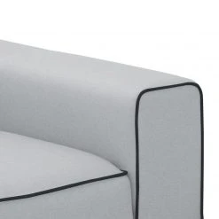 Studio Copenhagen Ecksofa Ampio Duo I Webstoff - Stoff Floreana: Hellgrau - Longchair davorstehend links - Schwarz 7 Studio Copenhagen Ecksofa Ampio Duo I Webstoff - Stoff Floreana: Hellgrau - Longchair davorstehend links - Schwarz -Wohnzimmermöbel boutique en ligne ecksofa ampio duo i longchair ottomane davorstehend links schwarz stoff floreana hellgrau 3971900