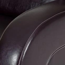 Maison Belfort Ecksofa Ballina Echtleder - Dunkelbraun - Longchair davorstehend rechts -Wohnzimmermöbel boutique en ligne ecksofa ballina echtleder longchair ottomane davorstehend rechts dunkelbraun 2490422