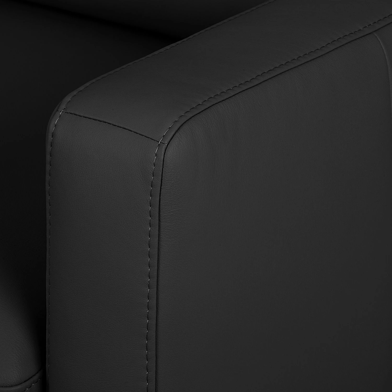 Fredriks Ecksofa Bivona II Echtleder - Schwarz - Longchair davorstehend links 8 Fredriks Ecksofa Bivona II Echtleder - Schwarz - Longchair davorstehend links – Bild 8