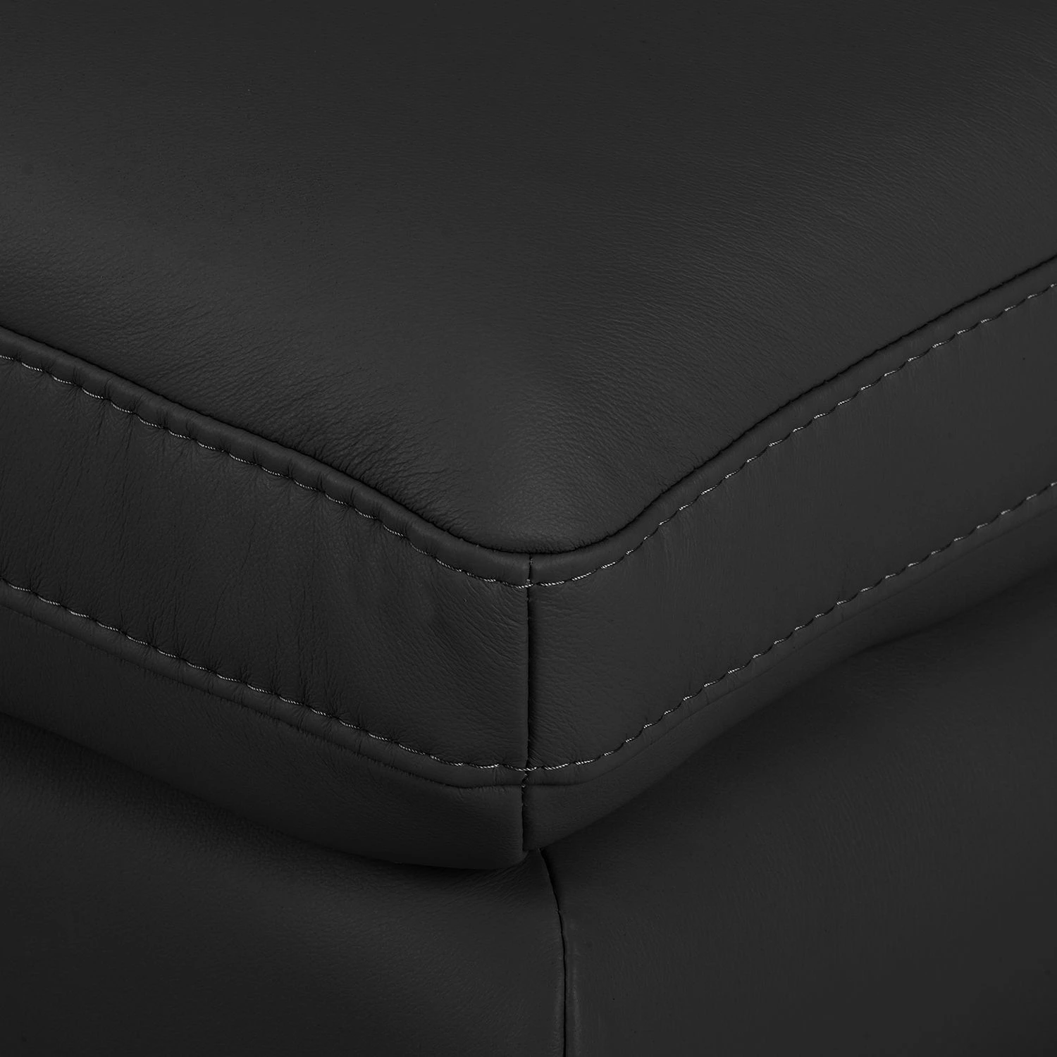 Fredriks Ecksofa Bivona II Echtleder - Schwarz - Longchair davorstehend links 11 Fredriks Ecksofa Bivona II Echtleder - Schwarz - Longchair davorstehend links – Bild 11