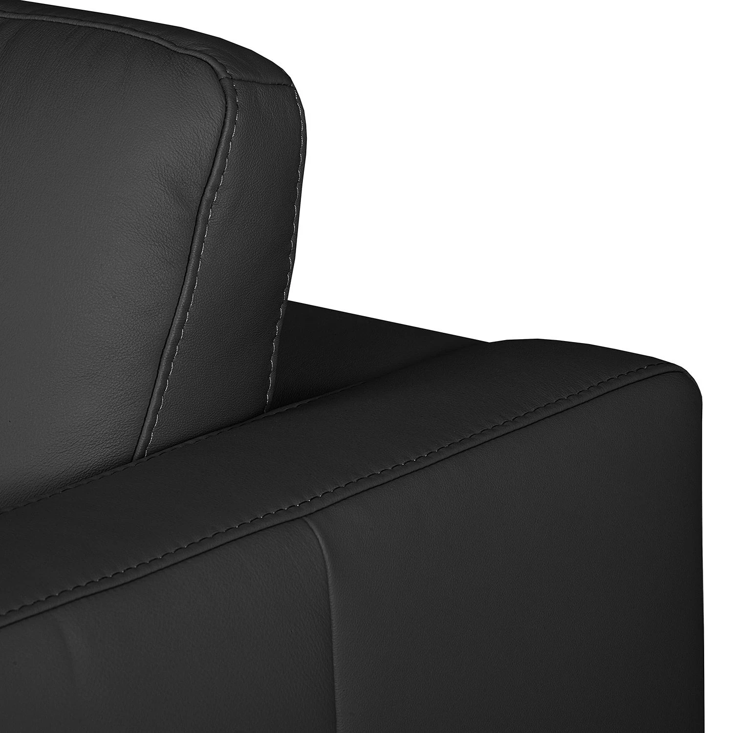 Fredriks Ecksofa Bivona II Echtleder - Schwarz - Longchair davorstehend links 13 Fredriks Ecksofa Bivona II Echtleder - Schwarz - Longchair davorstehend links – Bild 13