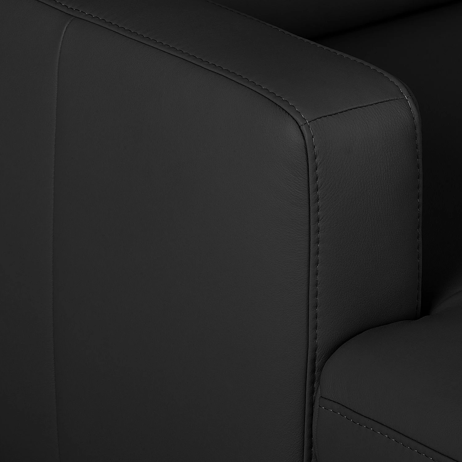 Fredriks Ecksofa Bivona II Echtleder - Schwarz - Longchair davorstehend links 14 Fredriks Ecksofa Bivona II Echtleder - Schwarz - Longchair davorstehend links – Bild 14