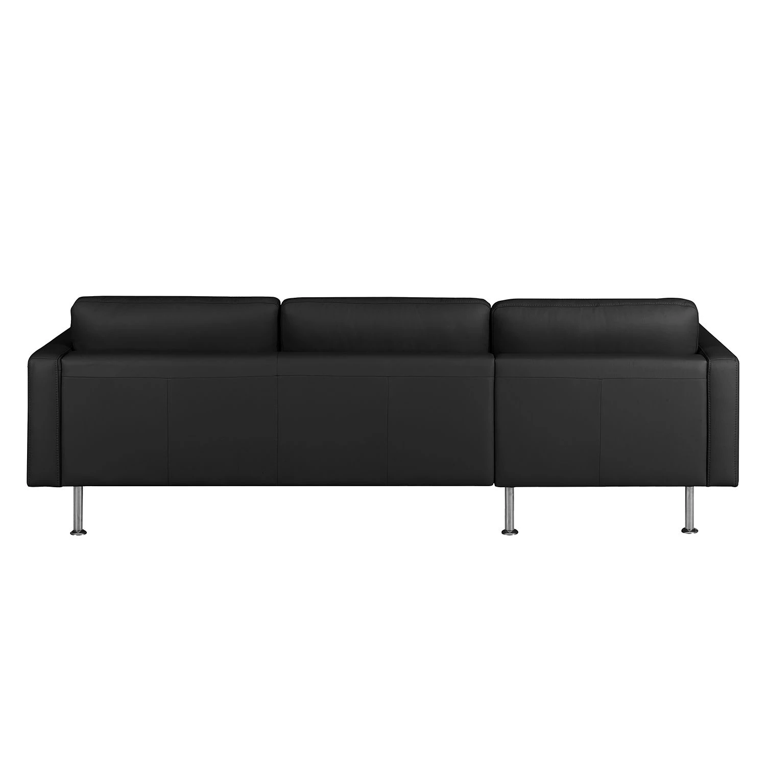 Fredriks Ecksofa Bivona II Echtleder - Schwarz - Longchair davorstehend links 7 Fredriks Ecksofa Bivona II Echtleder - Schwarz - Longchair davorstehend links – Bild 7