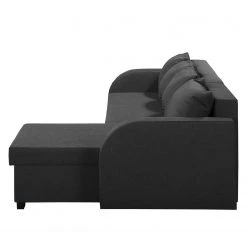 Fredriks Ecksofa Bodney (mit Schlaffunktion) - Flachgewebe -Wohnzimmermöbel boutique en ligne ecksofa bodney mit schlaffunktion flachgewebe longchair davorstehend rechts dunkelgrau 5053808