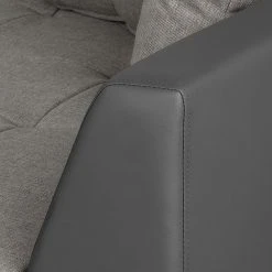 Roomscape Ecksofa Tosya - Kunstleder Anthrazit/Strukturstoff Grau - Ottomane davorstehend rechts 31 Roomscape Ecksofa Tosya - Kunstleder Anthrazit/Strukturstoff Grau - Ottomane davorstehend rechts -Wohnzimmermöbel boutique en ligne ecksofa brandon kunstleder anthrazit ottomane davorstehend rechts 395058