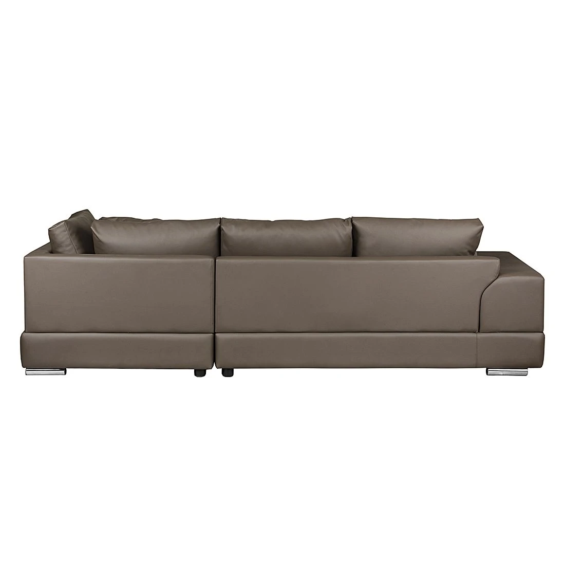 Roomscape Ecksofa Tosya - Kunstleder Braun - Ottomane davorstehend rechts 6 Roomscape Ecksofa Tosya - Kunstleder Braun - Ottomane davorstehend rechts – Bild 6