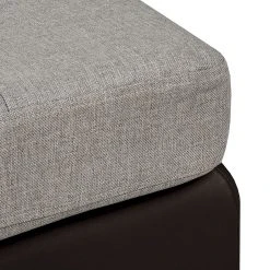 Roomscape Ecksofa Tosya - Kunstleder Dunkelbraun/Strukturstoff Grau - Ottomane davorstehend links 25 Roomscape Ecksofa Tosya - Kunstleder Dunkelbraun/Strukturstoff Grau - Ottomane davorstehend links -Wohnzimmermöbel boutique en ligne ecksofa brandon kunstleder dunkelbraun ottomane davorstehend links 395114