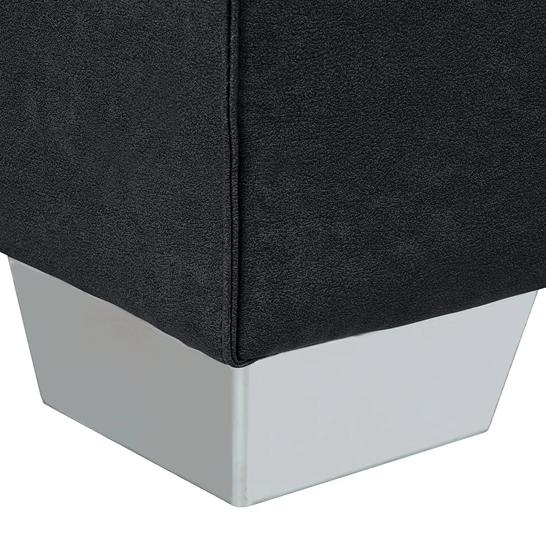 Loftscape Ecksofa Calli - Kunstleder Schwarz - Longchair davorstehend links 12 Loftscape Ecksofa Calli - Kunstleder Schwarz - Longchair davorstehend links – Bild 12