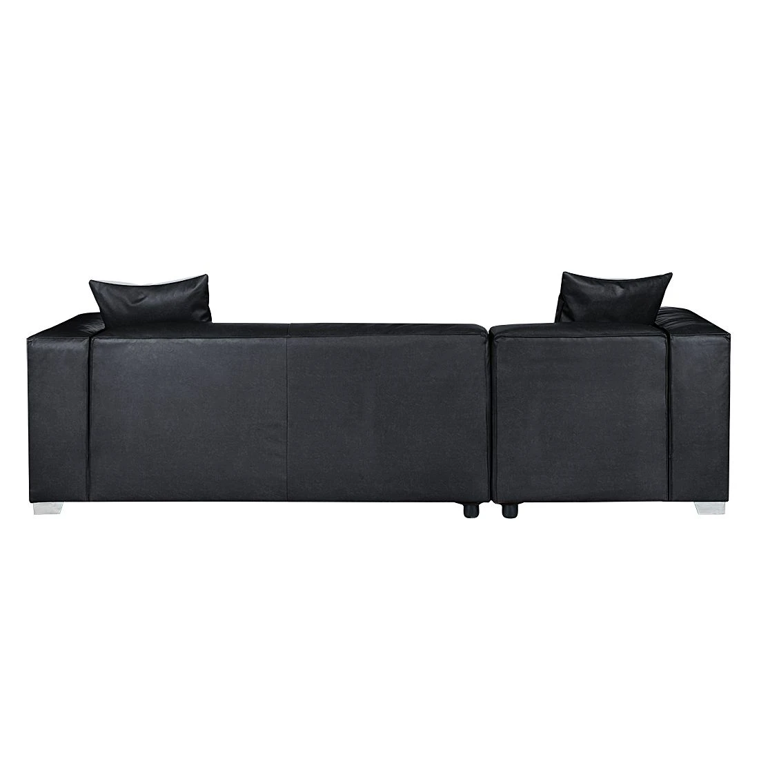 Loftscape Ecksofa Calli - Kunstleder Schwarz - Longchair davorstehend links 6 Loftscape Ecksofa Calli - Kunstleder Schwarz - Longchair davorstehend links – Bild 6