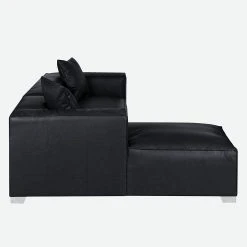 Loftscape Ecksofa Calli - Kunstleder Schwarz - Longchair davorstehend links 16 Loftscape Ecksofa Calli - Kunstleder Schwarz - Longchair davorstehend links -Wohnzimmermöbel boutique en ligne ecksofa calli kunstleder schwarz longchair davorstehend links 394680