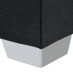 Loftscape Ecksofa Calli - Kunstleder Schwarz - Longchair davorstehend rechts -Wohnzimmermöbel boutique en ligne ecksofa calli kunstleder schwarz longchair davorstehend rechts 394686