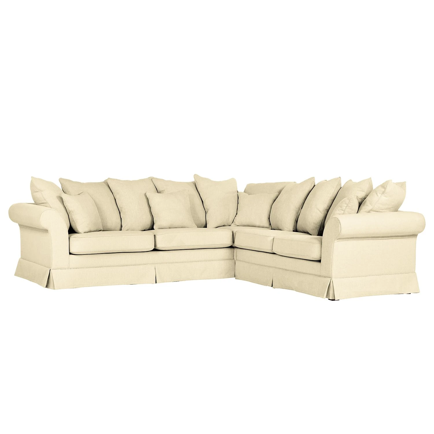 Maison Belfort Ecksofa Campagne III Webstoff - Beige 1 Maison Belfort Ecksofa Campagne III Webstoff - Beige