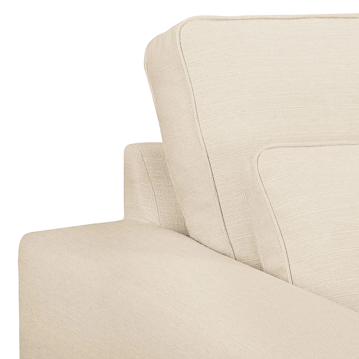 Naturoo Ecksofa Coolock Webstoff - Creme - Ottomane davorstehend rechts 9 Naturoo Ecksofa Coolock Webstoff - Creme - Ottomane davorstehend rechts – Bild 9
