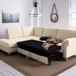 Ars Natura Ecksofa Davao - Microfaser 27 Ars Natura Ecksofa Davao - Microfaser -Wohnzimmermöbel boutique en ligne ecksofa davao microfaser ottomane davorstehend links mit schlaffunktion creme 4643536
