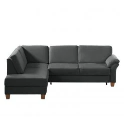 Ars Natura Ecksofa Davao - Microfaser -Wohnzimmermöbel boutique en ligne ecksofa davao microfaser ottomane davorstehend links mit schlaffunktion dunkelgrau 4796832