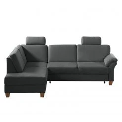 Ars Natura Ecksofa Davao - Microfaser -Wohnzimmermöbel boutique en ligne ecksofa davao microfaser ottomane davorstehend links mit schlaffunktion dunkelgrau 4796836