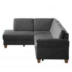 Ars Natura Ecksofa Davao - Microfaser -Wohnzimmermöbel boutique en ligne ecksofa davao microfaser ottomane davorstehend links mit schlaffunktion dunkelgrau 4796840
