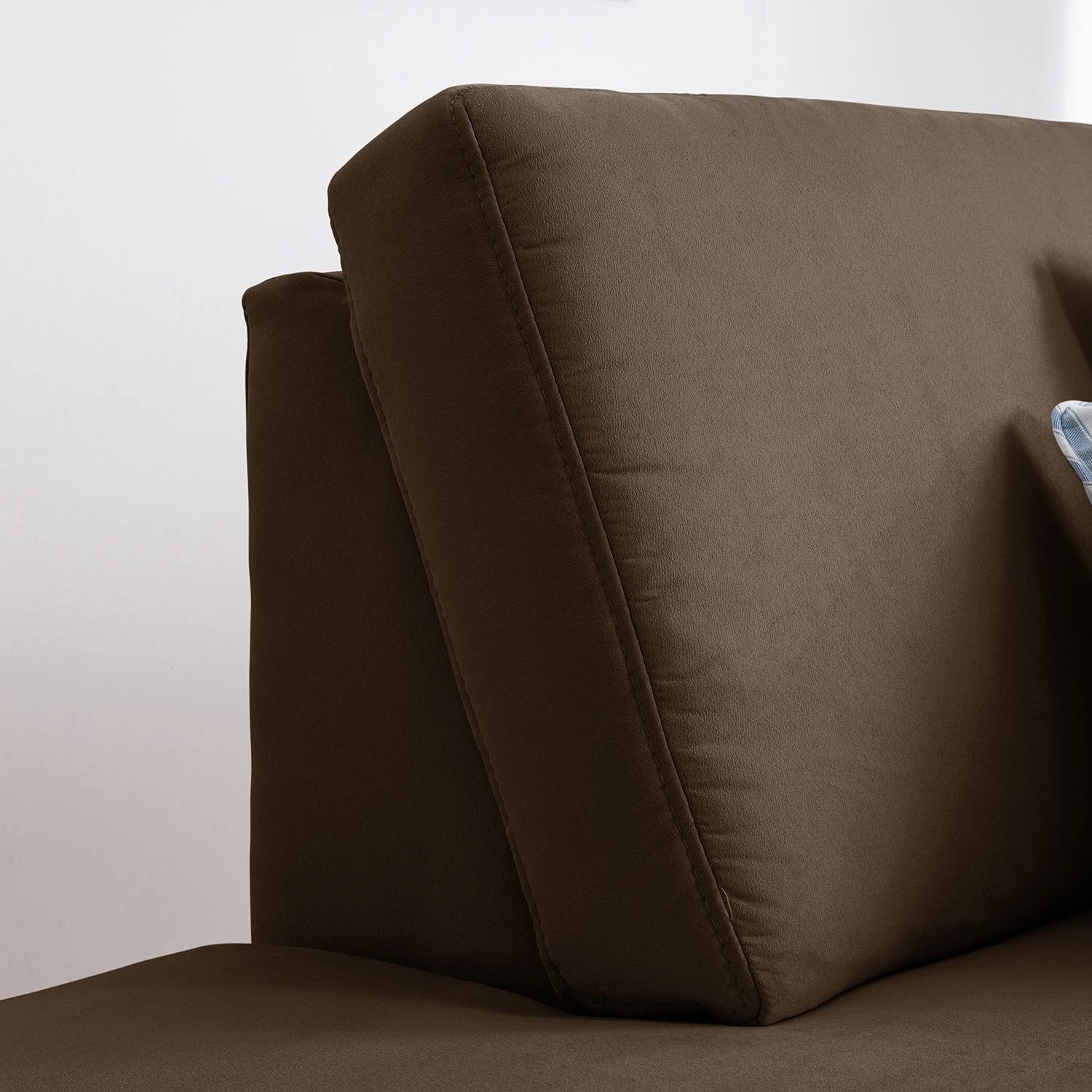 Ars Natura Ecksofa Davao - Braun - Ottomane davorstehend links 18 Ars Natura Ecksofa Davao - Braun - Ottomane davorstehend links – Bild 18