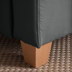 Ars Natura Ecksofa Davao - Microfaser -Wohnzimmermöbel boutique en ligne ecksofa davao microfaser ottomane davorstehend links ohne schlaffunktion dunkelgrau 4643428