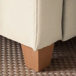 Ars Natura Ecksofa Davao - Microfaser 42 Ars Natura Ecksofa Davao - Microfaser -Wohnzimmermöbel boutique en ligne ecksofa davao microfaser ottomane davorstehend rechts ohne schlaffunktion creme 4643472 1