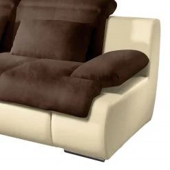 Cotta Ecksofa Delsbo Kunstleder / Microfaser - Creme / Braun - Longchair davorstehend links -Wohnzimmermöbel boutique en ligne ecksofa delsbo mit schlaffunktion kunstleder microfaser longchair davorstehend links creme braun 3511249