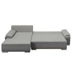Fredriks Ecksofa Dengie (mit Schlaffunktion) - Strukturstoff -Wohnzimmermöbel boutique en ligne ecksofa dengie mit schlaffunktion strukturstoff longchair davorstehend links platin 5055300