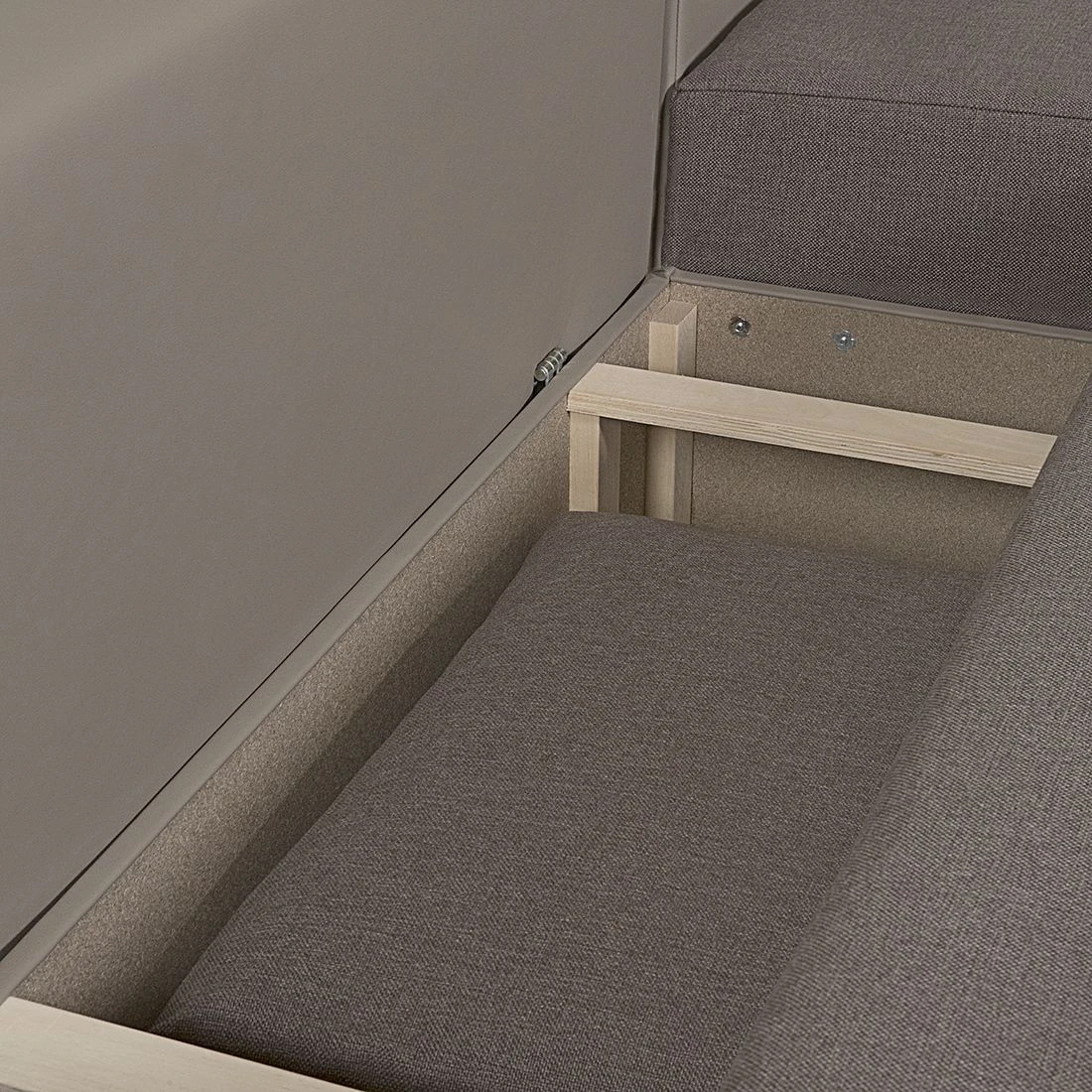 Fredriks Ecksofa Dublin I (mit Schlaffunktion) - Kunstleder/Strukturstoff - Taupe / Braun - Breite: 254 cm 8 Fredriks Ecksofa Dublin I (mit Schlaffunktion) - Kunstleder/Strukturstoff - Taupe / Braun - Breite: 254 cm – Bild 8