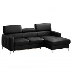 Cotta Ecksofa Eduardo I Echtleder - Schwarz - Longchair davorstehend rechts - Bettkasten - Schlaffunktion -Wohnzimmermöbel boutique en ligne ecksofa eduardo i echtleder longchair ottomane davorstehend rechts mit schlaffunktion schwarz 4905936