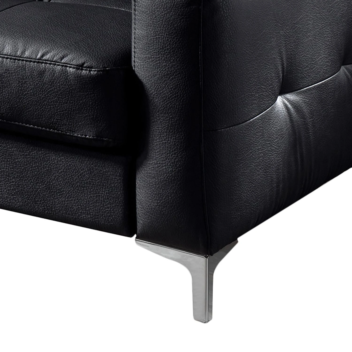Cotta Ecksofa Eduardo II Echtleder - Schwarz - Longchair davorstehend links - Bettkasten - Schlaffunktion 6 Cotta Ecksofa Eduardo II Echtleder - Schwarz - Longchair davorstehend links - Bettkasten - Schlaffunktion – Bild 6