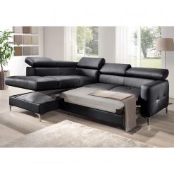 Cotta Ecksofa Eduardo II Echtleder - Schwarz - Longchair davorstehend links - Bettkasten - Schlaffunktion 13 Cotta Ecksofa Eduardo II Echtleder - Schwarz - Longchair davorstehend links - Bettkasten - Schlaffunktion -Wohnzimmermöbel boutique en ligne ecksofa eduardo ii echtleder longchair ottomane davorstehend links mit schlaffunktion schwarz 5152420