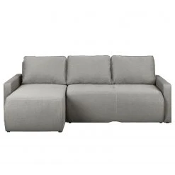 Fredriks Ecksofa El Calvario - (mit Schlaffunktion) Strukturstoff Longchair davorstehend links - Platin -Wohnzimmermöbel boutique en ligne ecksofa el calvario mit schlaffunktion strukturstoff longchair davorstehend links platin 4618936