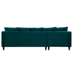 Jack & Alice Ecksofa Elnora - Türkis - Ottomane davorstehend links - Ohne Hocker -Wohnzimmermöbel boutique en ligne ecksofa elnora samt ottomane davorstehend links ohne hocker tuerkis 4860372