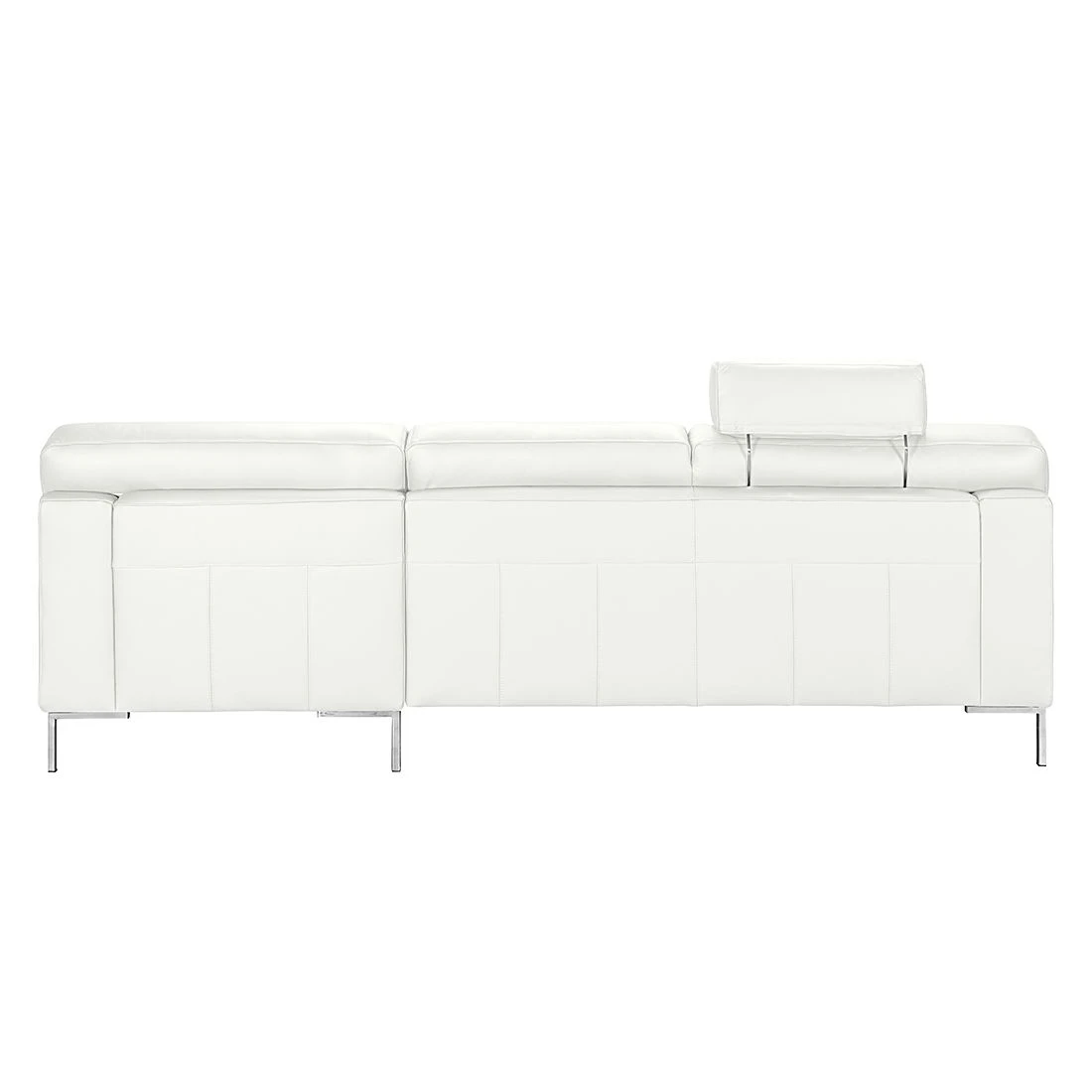 Ars manufacti Ecksofa Parlin Echtleder - Weiß - Longchair davorstehend rechts - Mit Kopfstütze 7 Ars manufacti Ecksofa Parlin Echtleder - Weiß - Longchair davorstehend rechts - Mit Kopfstütze – Bild 7