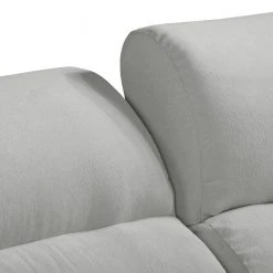 Fredriks Ecksofa Farsley (mit Schlaffunktion) - Microfaser -Wohnzimmermöbel boutique en ligne ecksofa farsley mit schlaffunktion microfaser longchair davorstehend links platin 5099212