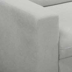 Fredriks Ecksofa Farsley (mit Schlaffunktion) - Microfaser -Wohnzimmermöbel boutique en ligne ecksofa farsley mit schlaffunktion microfaser longchair davorstehend rechts platin 5099416