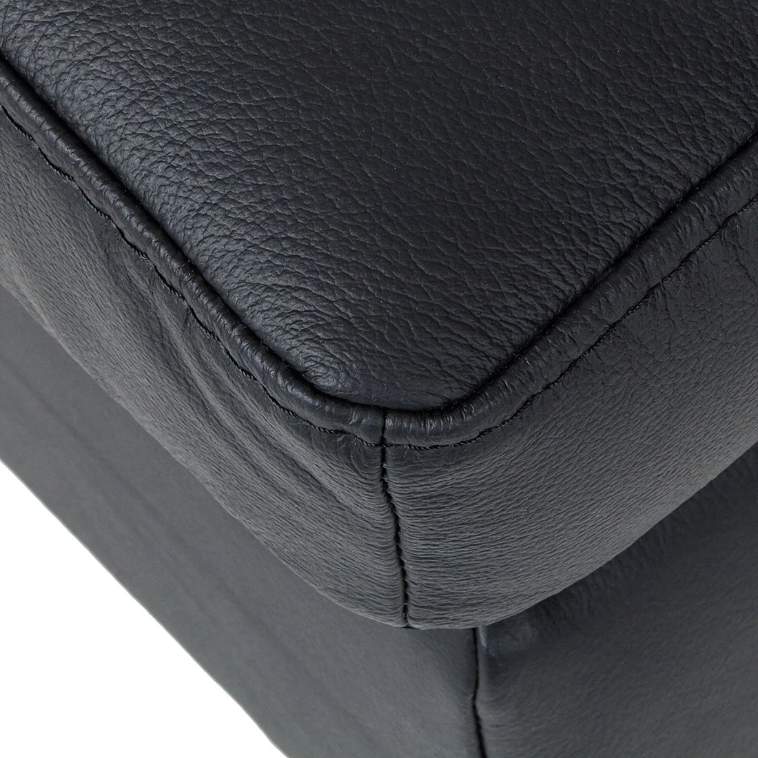 Loftscape Ecksofa Giulia Echtleder - Schwarz - Longchair davorstehend links 10 Loftscape Ecksofa Giulia Echtleder - Schwarz - Longchair davorstehend links – Bild 10