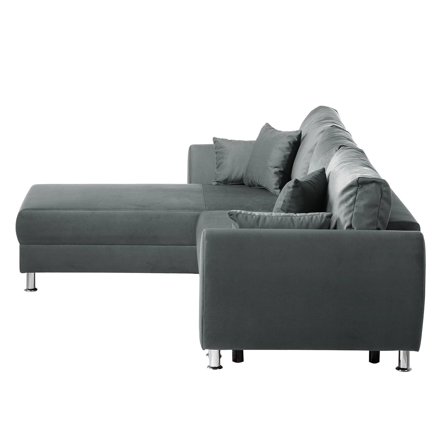Roomscape Ecksofa Glenrock (mit Schlaffunktion) - beidseitig montierbar - Microfaser - Grau 6 Roomscape Ecksofa Glenrock (mit Schlaffunktion) - beidseitig montierbar - Microfaser - Grau – Bild 6