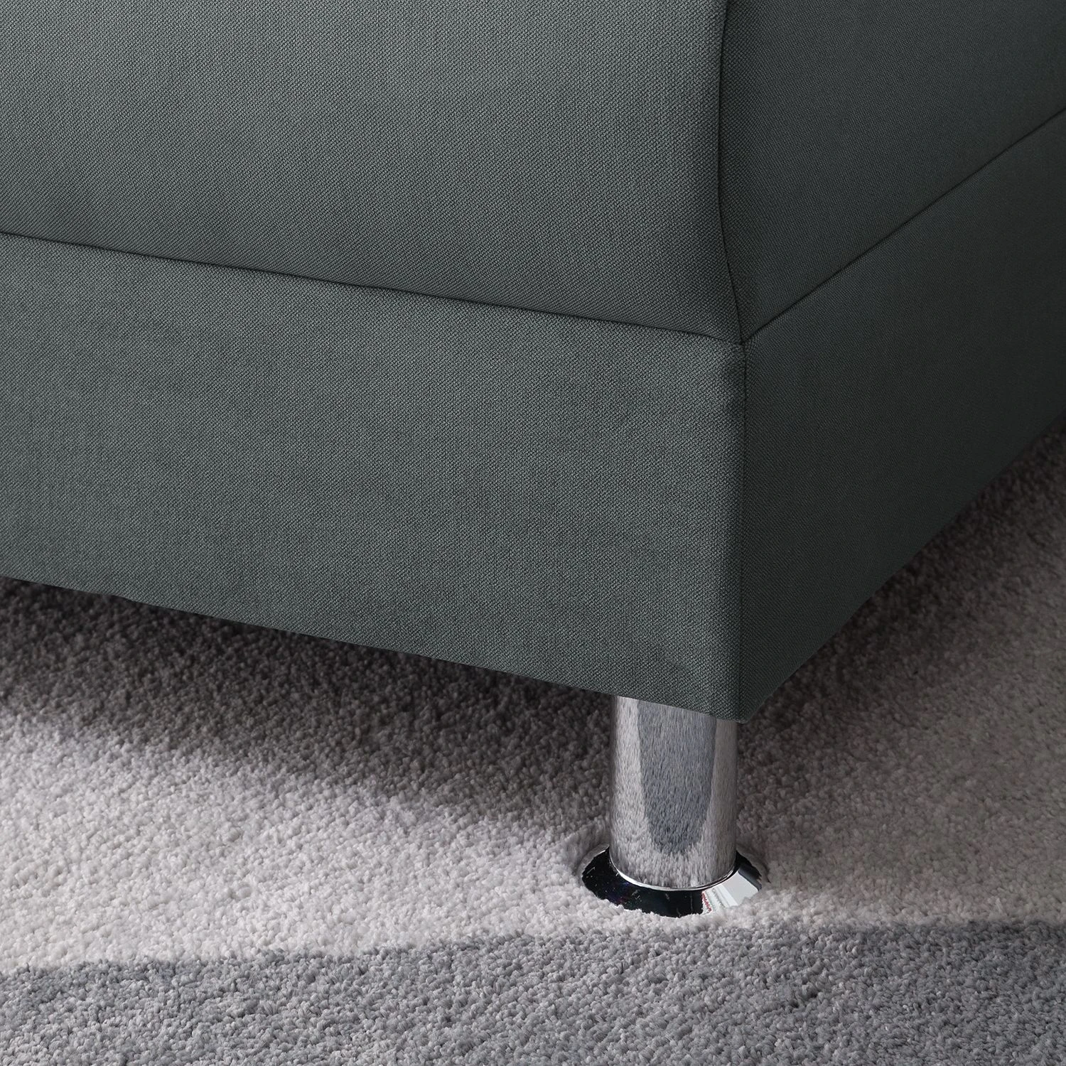 Roomscape Ecksofa Glenrock (mit Schlaffunktion) - beidseitig montierbar - Microfaser - Grau 11 Roomscape Ecksofa Glenrock (mit Schlaffunktion) - beidseitig montierbar - Microfaser - Grau – Bild 11