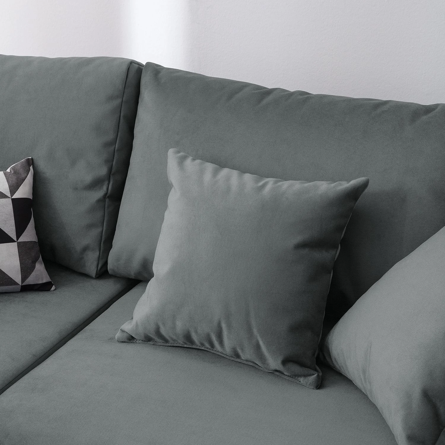 Roomscape Ecksofa Glenrock (mit Schlaffunktion) - beidseitig montierbar - Microfaser - Grau 10 Roomscape Ecksofa Glenrock (mit Schlaffunktion) - beidseitig montierbar - Microfaser - Grau – Bild 10