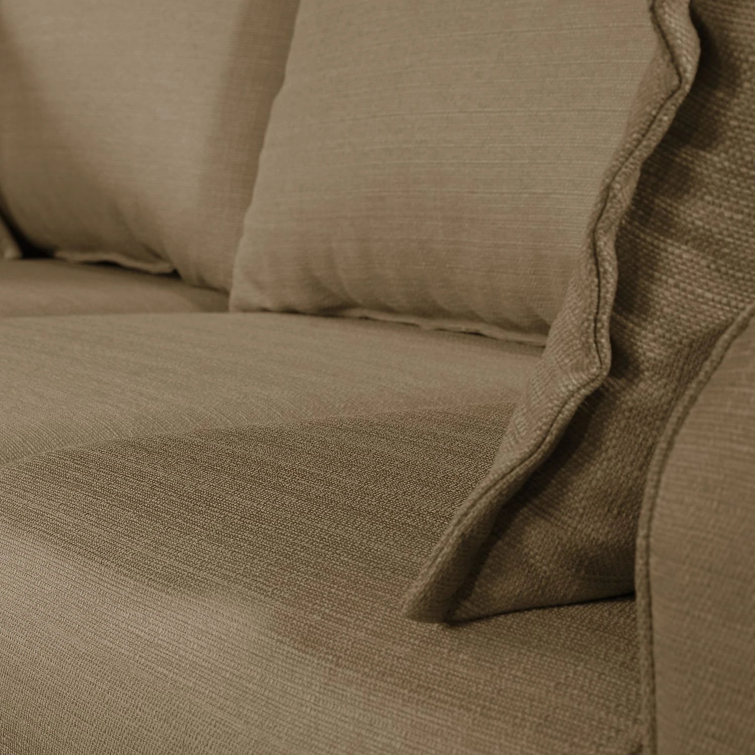 Mørteens Ecksofa Greeneville Strukturstoff - Nougat - Longchair davorstehend links 4 Mørteens Ecksofa Greeneville Strukturstoff - Nougat - Longchair davorstehend links – Bild 4