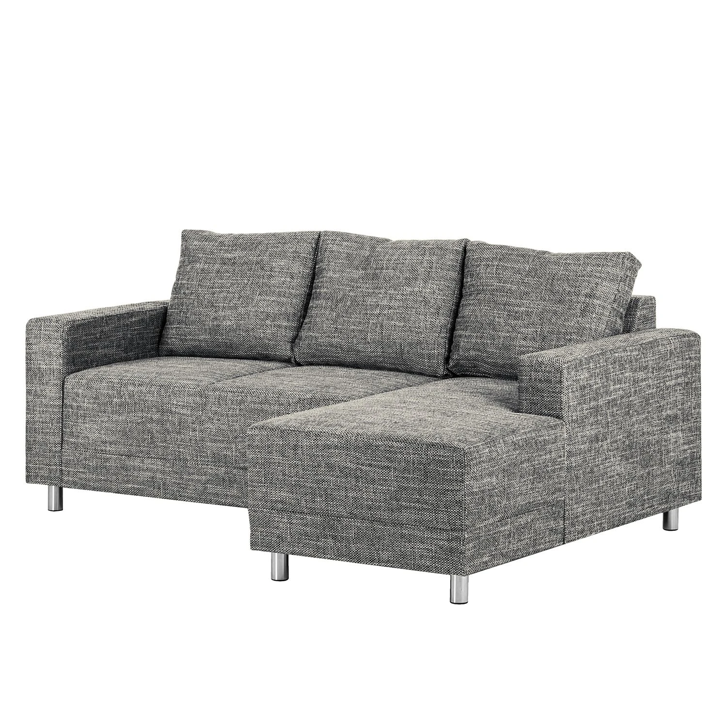 Loftscape Ecksofa Greenwood - Strukturstoff Lawan: Grau - Longchair davorstehend rechts 7 Loftscape Ecksofa Greenwood - Strukturstoff Lawan: Grau - Longchair davorstehend rechts – Bild 7