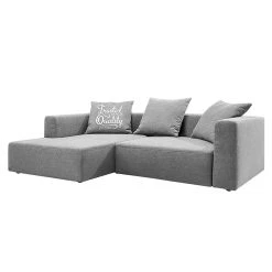 Tom Tailor Ecksofa Heaven Casual Webstoff - Stoff TBO: 29 moody grey - Longchair davorstehend links - Keine Funktion
