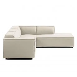 Ecksofa Kinx III Webstoff - Webstoff Osta: Altweiß - Ottomane davorstehend rechts - Keine Funktion -Wohnzimmermöbel boutique en ligne ecksofa kinx iii webstoff ottomane davorstehend rechts stoff osta altweiss 4332352