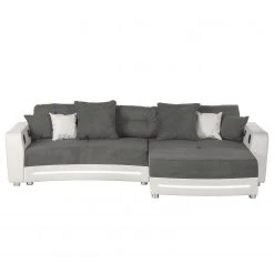 Loftscape Ecksofa Lanai Kunstleder / Microfaser - Grauweiß -Wohnzimmermöbel boutique en ligne ecksofa lanai inkl beleuchtung beidseitig montierbar kunstleder microfaser grau weiss 4420976