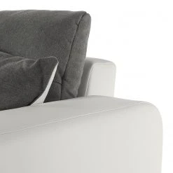 Loftscape Ecksofa Lanai Kunstleder / Microfaser - Grauweiß -Wohnzimmermöbel boutique en ligne ecksofa lanai inkl beleuchtung beidseitig montierbar kunstleder microfaser grau weiss 4421016