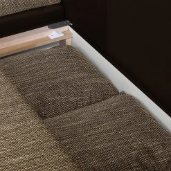 Fredriks Ecksofa Laza - mit Schlaffunktion - Kunstleder / Webstoff - Dunkelbraun / Cappuccino - Longchair davorstehend links -Wohnzimmermöbel boutique en ligne ecksofa laza mit schlaffunktion kunstleder webstoff longchair davorstehend links dunkelbraun cappuccino 4973412